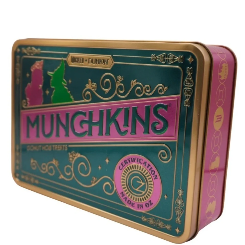 Wicked x Dunkin 2025 collectible tin .